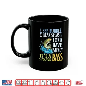 Mug Bass Fishing Angling Sport Black Bass Fish Shirt