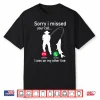 Fishing Phone Call With Fishing Line Funny Fish Fisherman Shirt