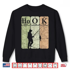 Sweatshirt Fishing Periodic Table Elements Fisherman Nerdy Shirt