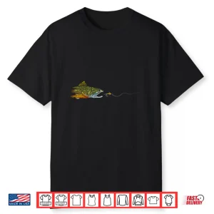 Fly Fishing Brook Trout Dry Fly Tying Fisherman Gift Shirt