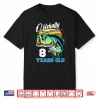 Kids Ofishally 8 Years Old Fisherman 8Th Birthday Fishing Shirt