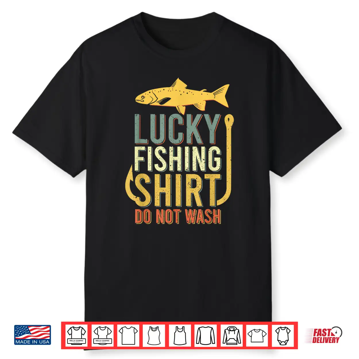 Lucky Fishing Shirt Youth Kids Womens Boys Mens Trout Funny Shirt Lucky Fishing Shirt Youth Kids Womens Boys Mens Trout Funny Shirt