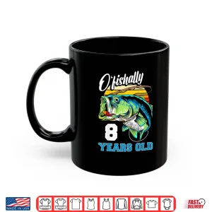 Mug Kids Ofishally 8 Years Old Fisherman 8th Birthday Fishing Shirt