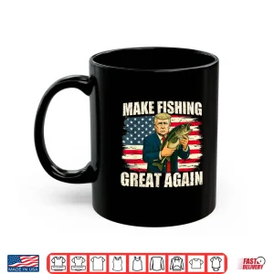 Mug Make Fishing Great Again Fishing Lover Fisherman Angler Shirt