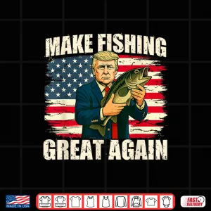Design Make Fishing Great Again Fishing Lover Fisherman Angler Shirt