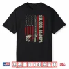 Mens Reel Cool Grandpa Fishing American Flag Patriotic Shirt