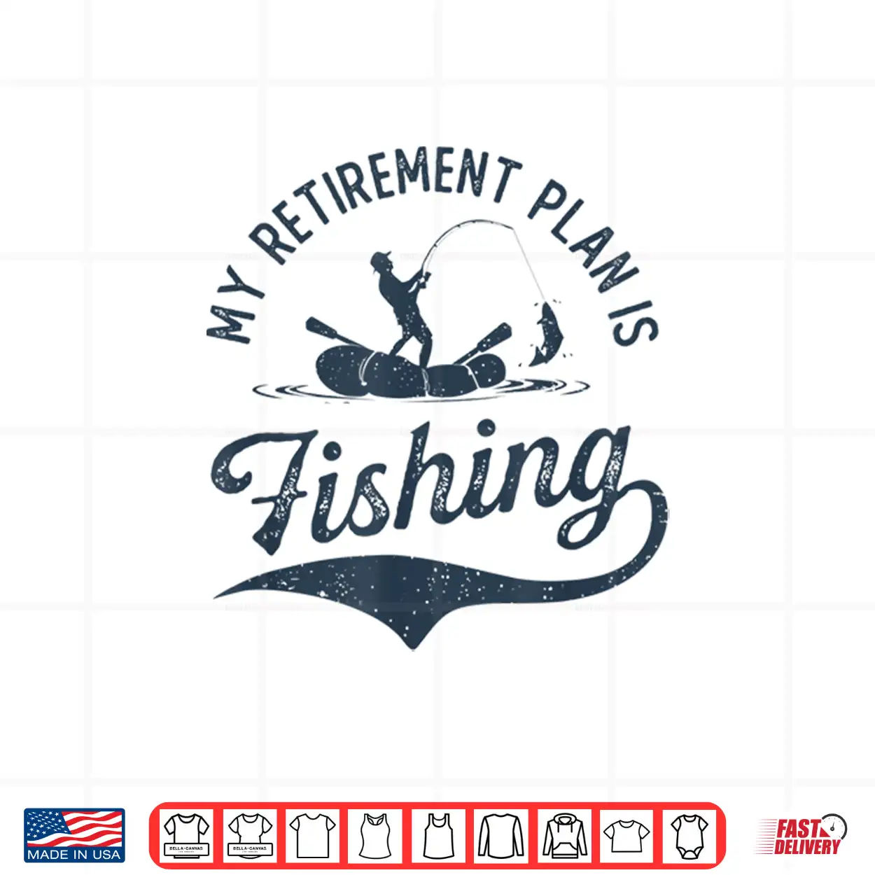 My Retirement Plan Is Fishing Fishermen Dad Grandpa Funny Shirt My Retirement Plan Is Fishing Fishermen Dad Grandpa Funny Shirt