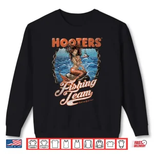 Sweatshirt Ripple Junction x Hooters Fishing Team Sexy Mermaid On Waves Shirt