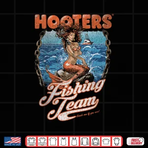 Design Ripple Junction x Hooters Fishing Team Sexy Mermaid On Waves Shirt
