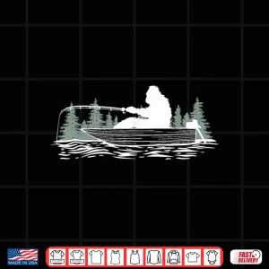 Design Big foot fishing cool fishing fisher men Shirt