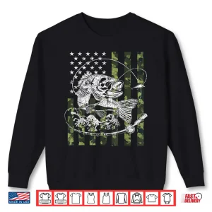Camouflage American Flag Fishing Gifts For Men Women Boys Shirt 2 Sweatshirt Camouflage American Flag Fishing Gifts For Men Women Boys Shirt