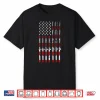 Fishing Pole American Usa Flag Patriotic Fishing Gift Shirt