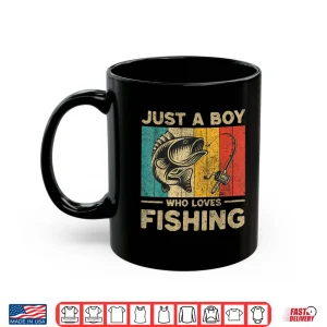 Mug Funny Vintage Fishing Jokes Boys Fisherman Bass Fish Shirt