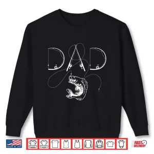 Sweatshirt Mens Fisherman Dad Fishing Enthusiast Fish Lover Daddy Father Shirt