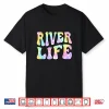 River Life Fun Fishing Boating River Bum Women Girl Kids Shirt