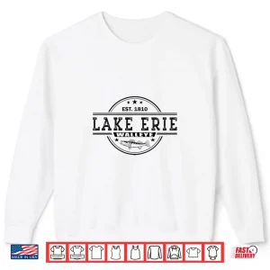 Sweatshirt Vintage Inspired Walleye Fishing Lake Erie Shirt