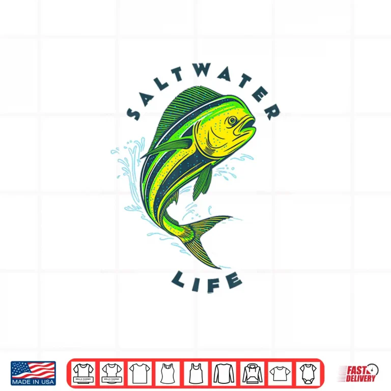 Design Saltwater Mahi Mahi Jumping Fishing Shirt