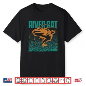 Catfishing Freshwater River Rat Catfish Fishing Shirt