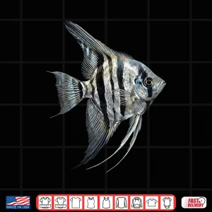 Design Angelfish Pterophyllum Freshwater Aquarium Fishkeeper Shirt