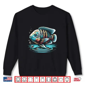 Sweatshirt Cichlid Fish Lover Freshwater Fishkeeping Aquarium Fish Shirt 1