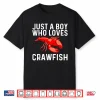 Cool Crawfish Art For Boys Kids Lobster Crawdad Boil Food Shirt