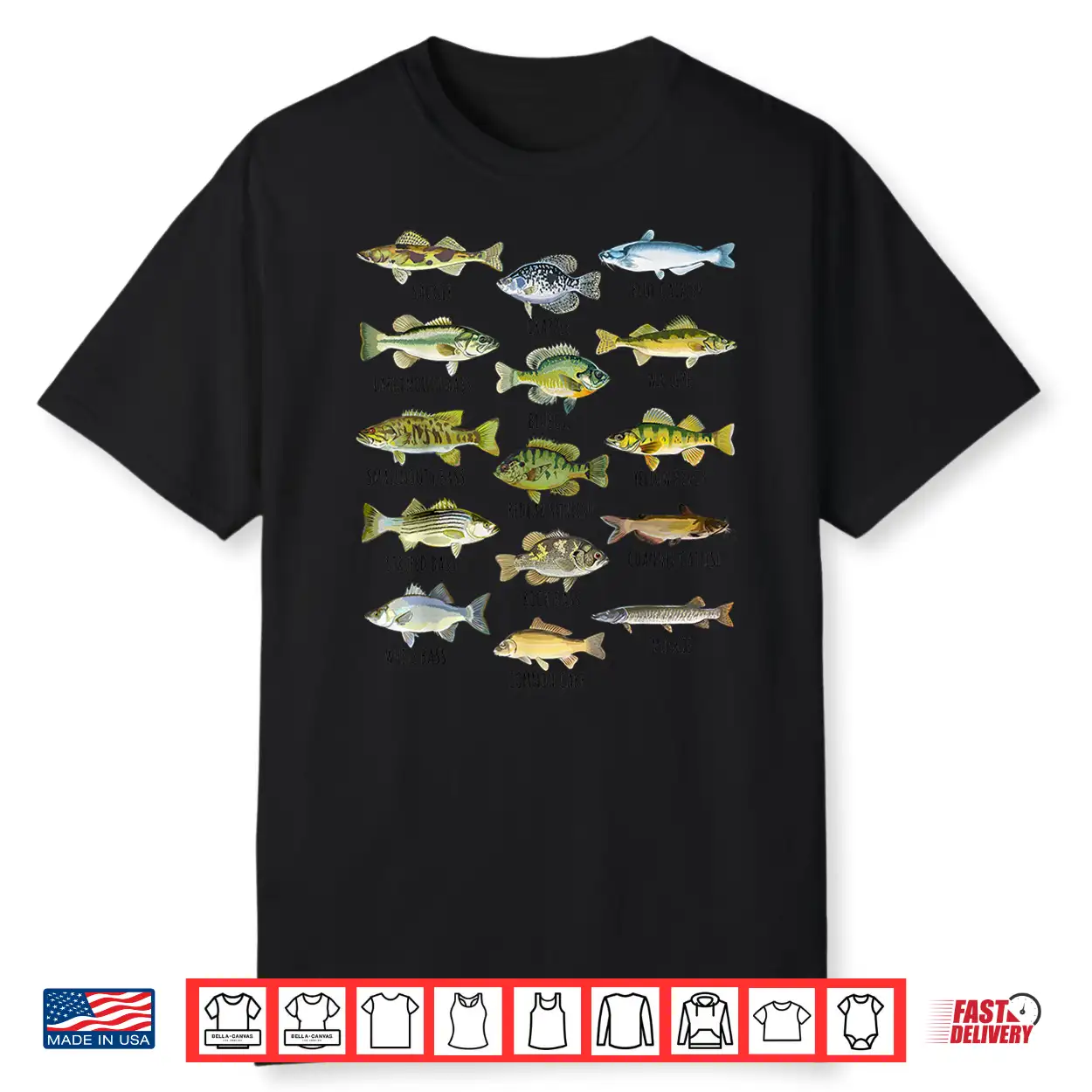 Fish Species Biology Types Of Freshwater Fish Fishing Shirt Fish Species Biology Types Of Freshwater Fish Fishing Shirt