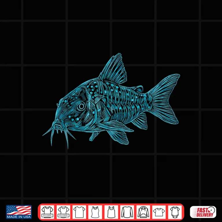 Design Cory Catfish Corydoras Freshwater Aquarium Shirt 1