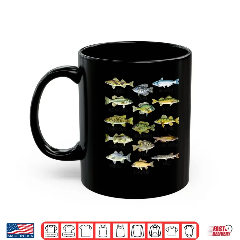 Mug Fish Species Biology Types Of Freshwater Fish Fishing Shirt