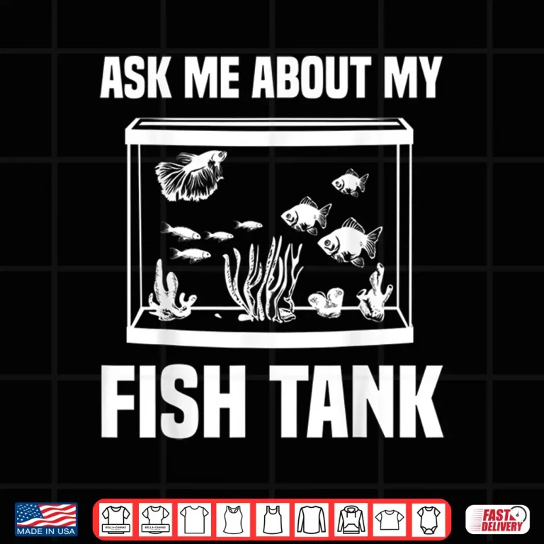 Design Funny Aquarium Saltwater Fish Tank Nerd Men Women Aquarists Shirt 1