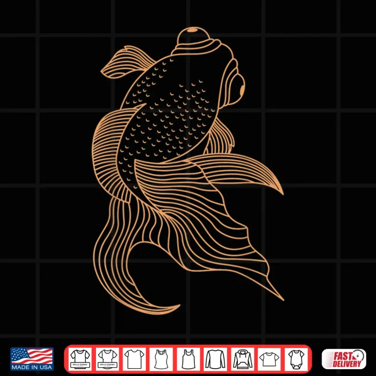 Design Goldfish Freshwater Fish Aquarist Hobby Aquarium Fishkeeping Shirt
