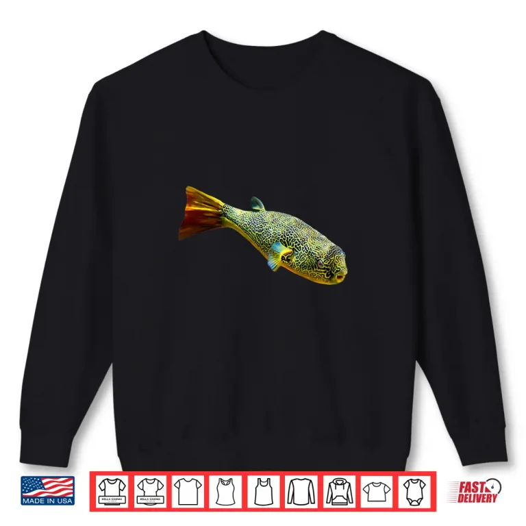 Sweatshirt Mbu Pufferfish Freshwater Puffers Large Aquarium Fish Lovers Shirt