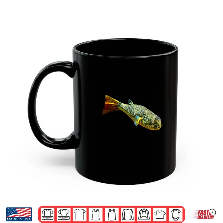 Mug Mbu Pufferfish Freshwater Puffers Large Aquarium Fish Lovers Shirt