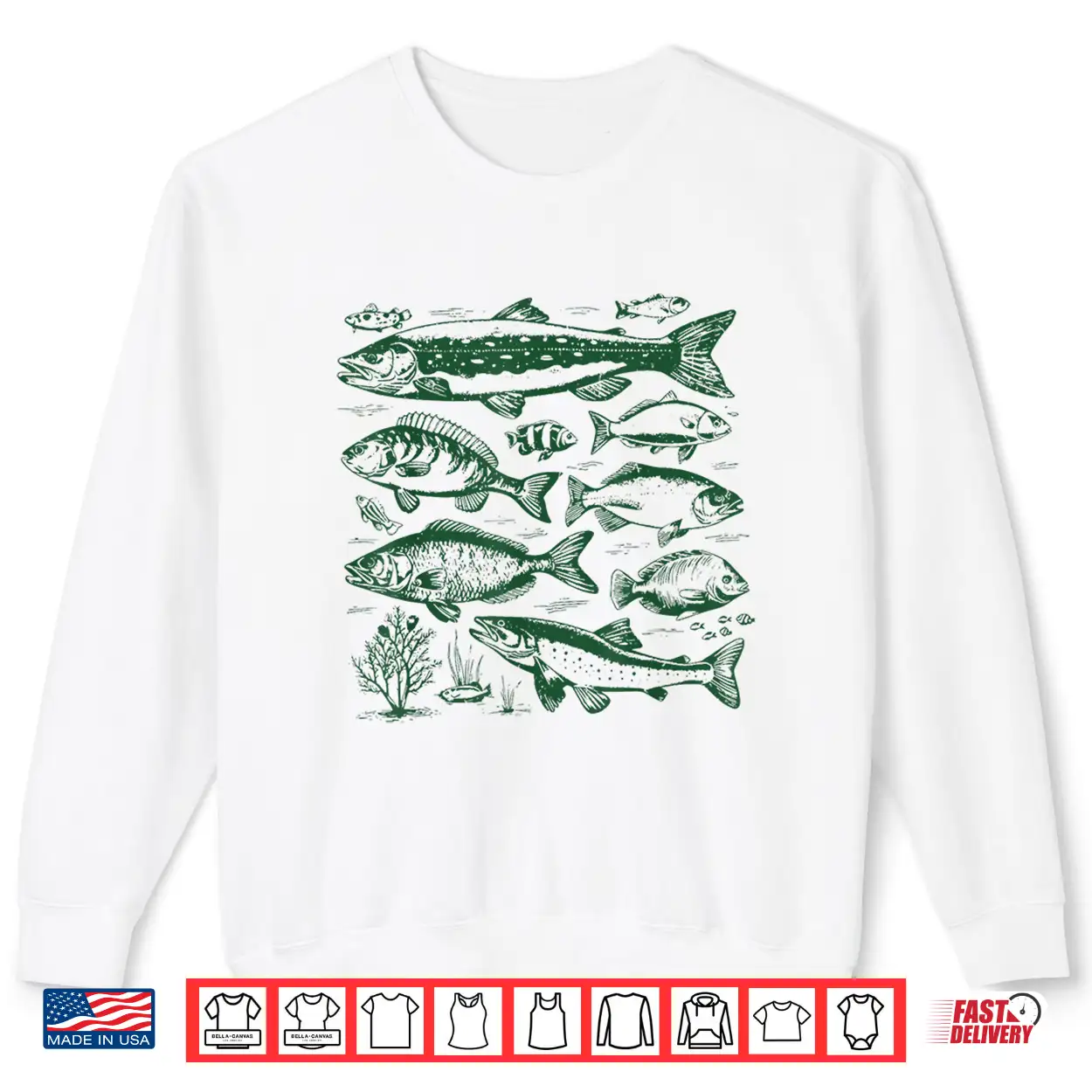 Retro Fish Species Biology Types Of Freshwater Fish Fishing Shirt Retro Fish Species Biology Types Of Freshwater Fish Fishing Shirt