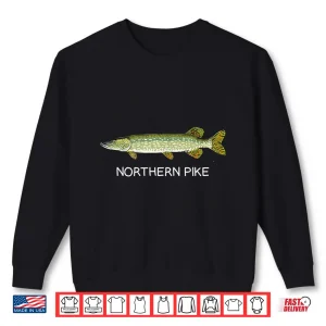 Sweatshirt Northern Pike Freshwater Game Fish Shirt 1