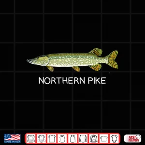 Design Northern Pike Freshwater Game Fish Shirt 1