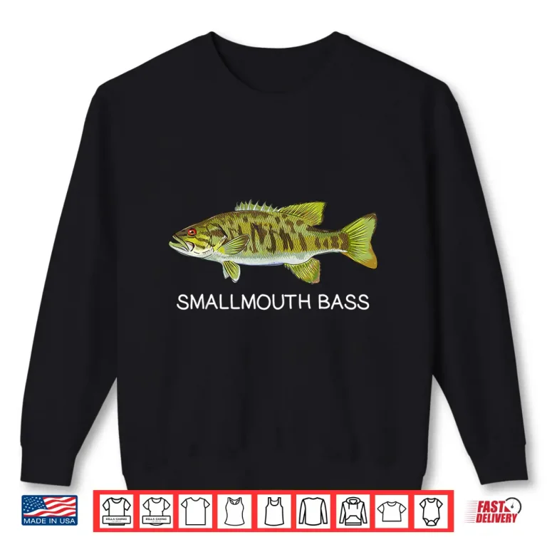 Sweatshirt Smallmouth Bass Freshwater Game Fish Shirt
