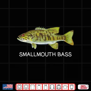 Design Smallmouth Bass Freshwater Game Fish Shirt 1