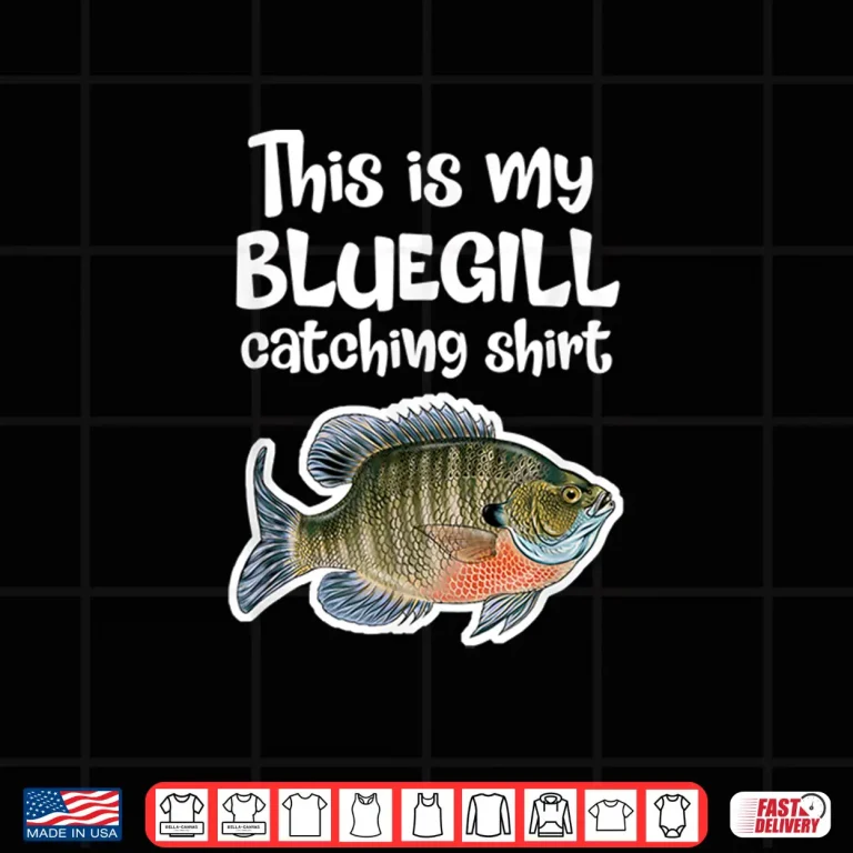 Design Ultralight Fishing Gift Catch Sunfish Freshwater Bluegill Shirt 1