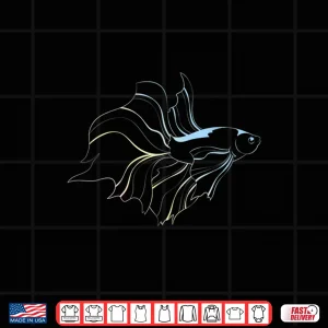 Betta Fish Lover Siamese Fighting Fish Aquarium Betta Fish Shirt 4 Design Betta Fish Lover Siamese Fighting Fish Aquarium Betta Fish Shirt