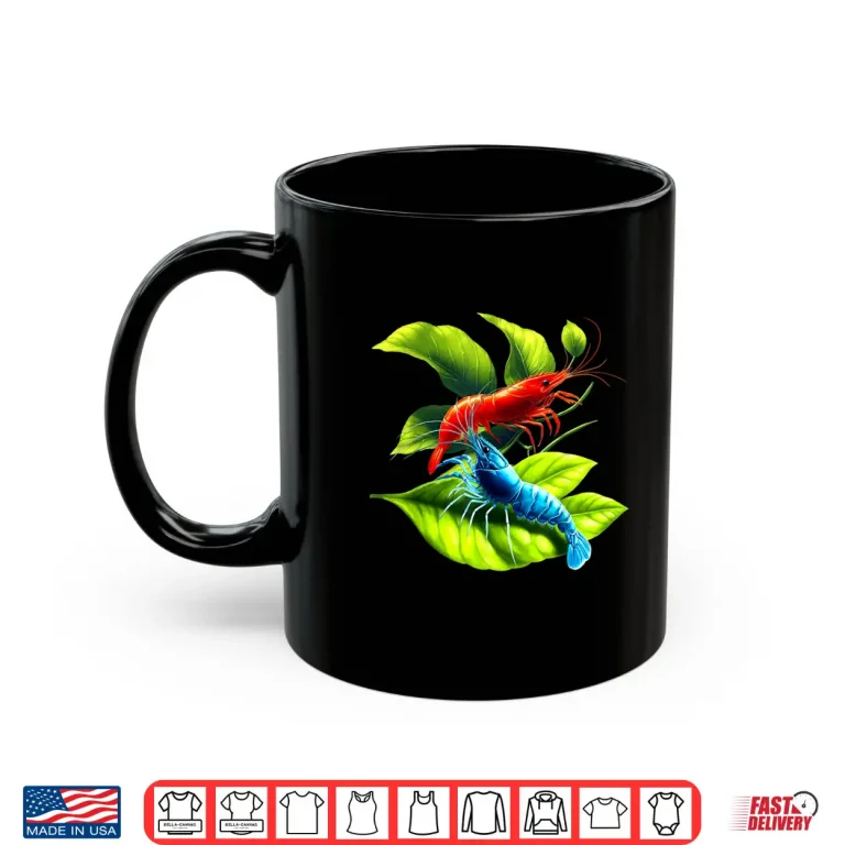 Mug Blue Cherry Shrimp Breeder Neocaradina Freshwater Aquarium Shirt