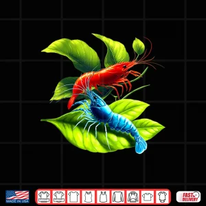 Design Blue Cherry Shrimp Breeder Neocaradina Freshwater Aquarium Shirt