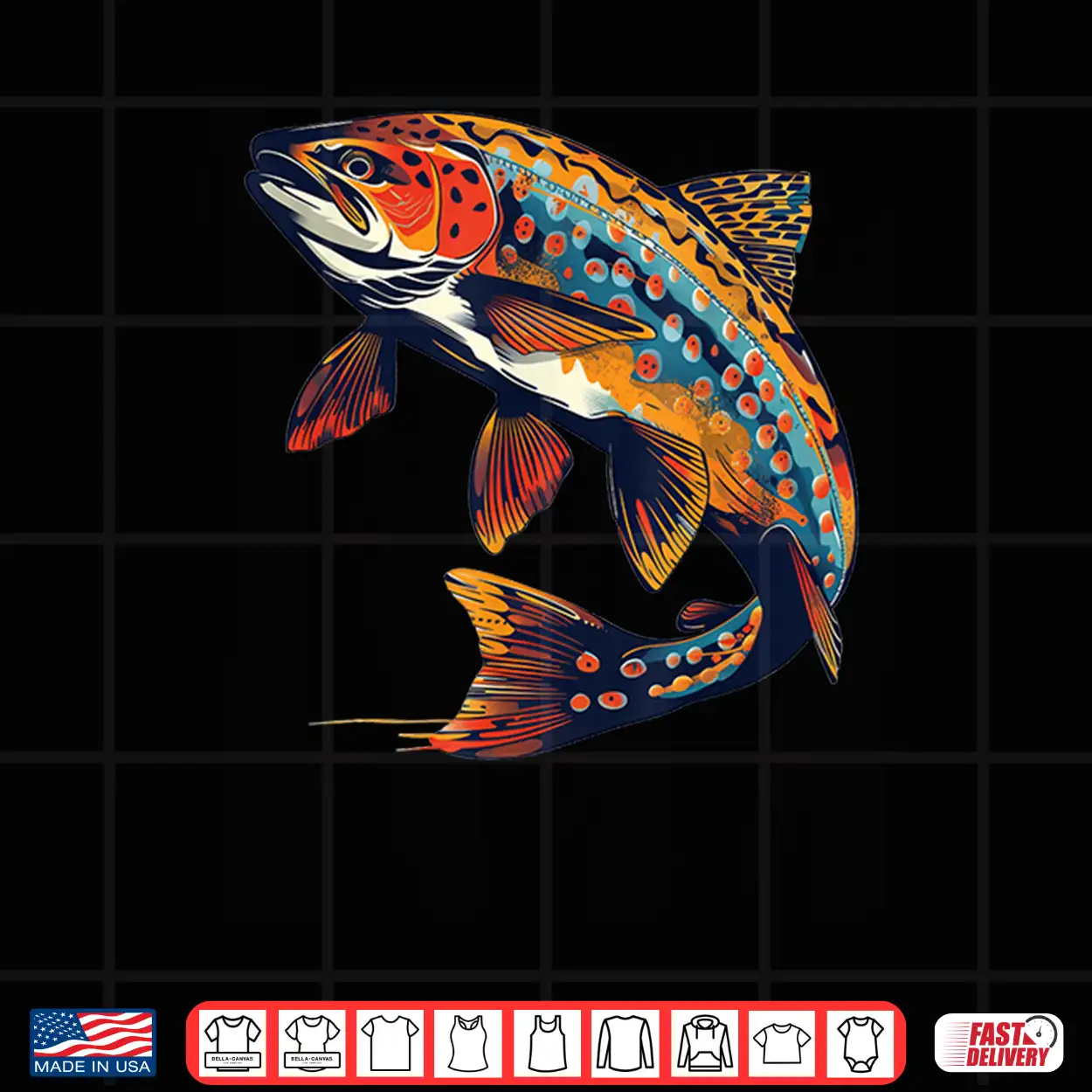 Brook Trout Design Shirt Brook Trout Design Shirt