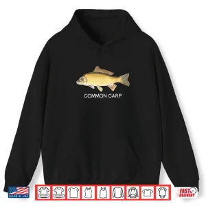 Hoodie Common Carp Freshwater Game Fish Shirt
