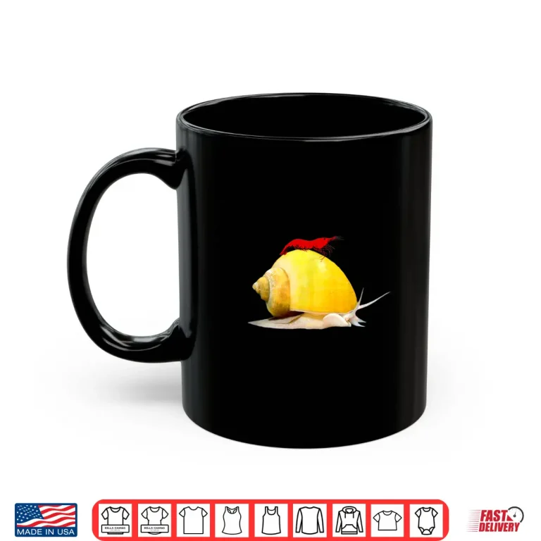 Mug Cherry Shrimp Mystery Snail Aquarium Fish Freshwater Shrimp Shirt