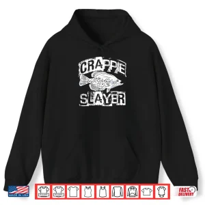 Hoodie Funny Crappie Fishing Freshwater Fish Gift Men Women Kids Shirt