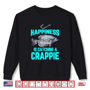 Sweatshirt Funny Crappie Fishing Graphic Freshwater Fish Gift Shirt