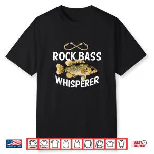 Funny Rock Bass Fishing Freshwater Fish Gift Men Women Kids Shirt