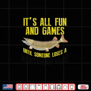 Design Funny Northern Pike Fishing Freshwater Fish Gift Idea Shirt