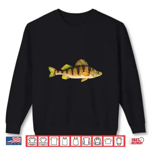 Funny Yellow Perch Fishing Freshwater Fish Angler Gift Shirt 2 Sweatshirt Funny Yellow Perch Fishing Freshwater Fish Angler Gift Shirt