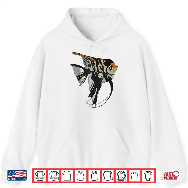 Hoodie Marbled Freshwater Angelfish Shirt